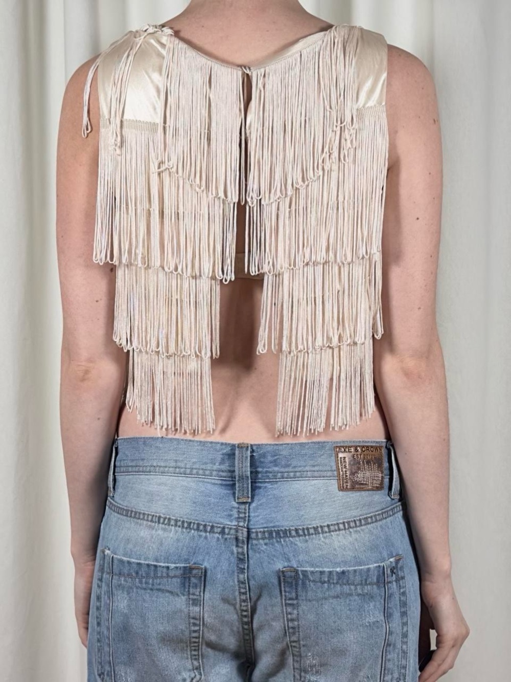 Fringe Cropped Top - Picture 4 of 7